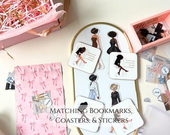 Magnetic Capsule Wardrobe – Hand-Drawn Outfit Planner with Style Deck, Magnetic Doll & Accessories