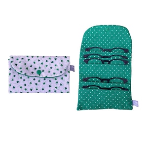 Eyeglass Topper Wallet, Topper Wallet, Topper Storage, Topper Travel Wallet, Eyeglass Toppers, Holds your choice of 5 or 6 Toppers