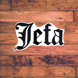 Naklejka Jefa | Naklejka Jefa | Naklejka Latina | Latina | Latino | Latinx | Boss Lady | Girl Boss