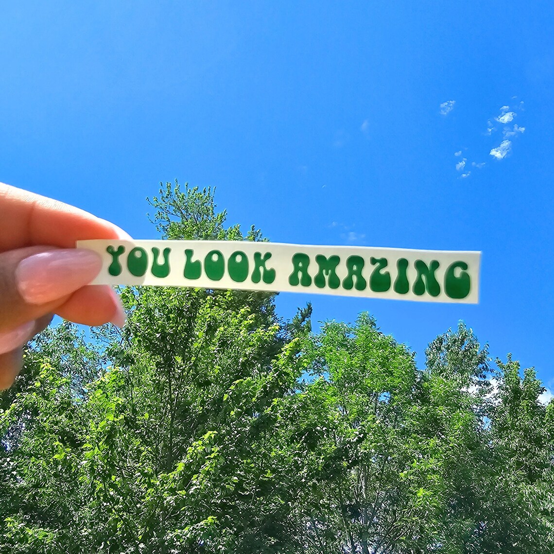 You Look Amazing Decal Sticker | Mirror Decal Sticker | Mirror Sticker ...