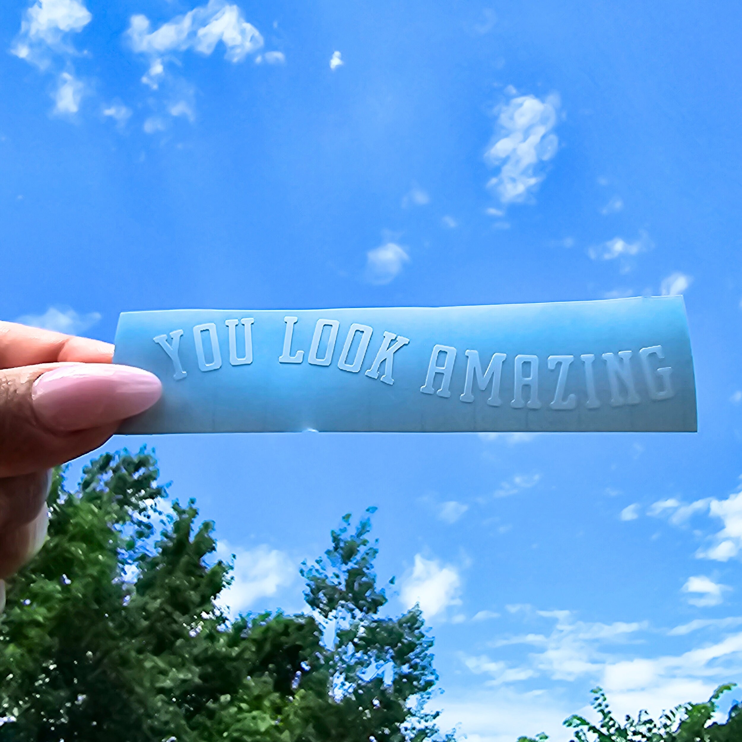 You Look Amazing Decal Sticker | Mirror Decal Sticker | Mirror Sticker ...