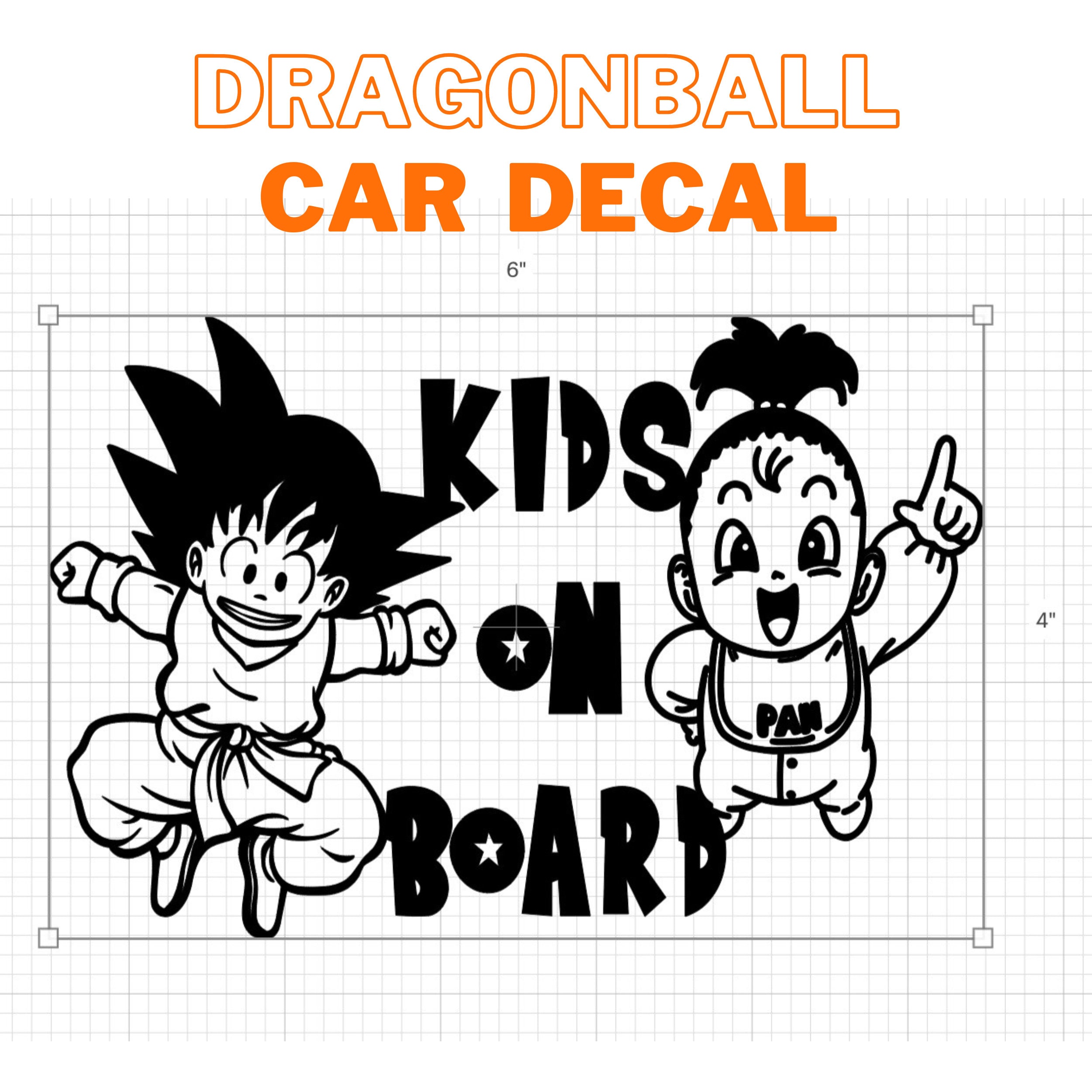 DBZ Sticker for Sale by LeWill  Dragones, Letras abecedario para  imprimir, Pegatinas