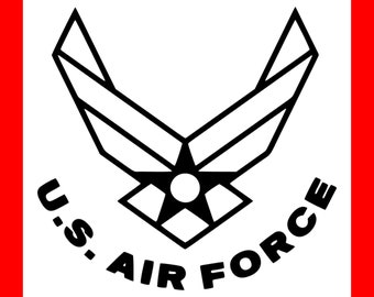 Download Air force silhouette | Etsy