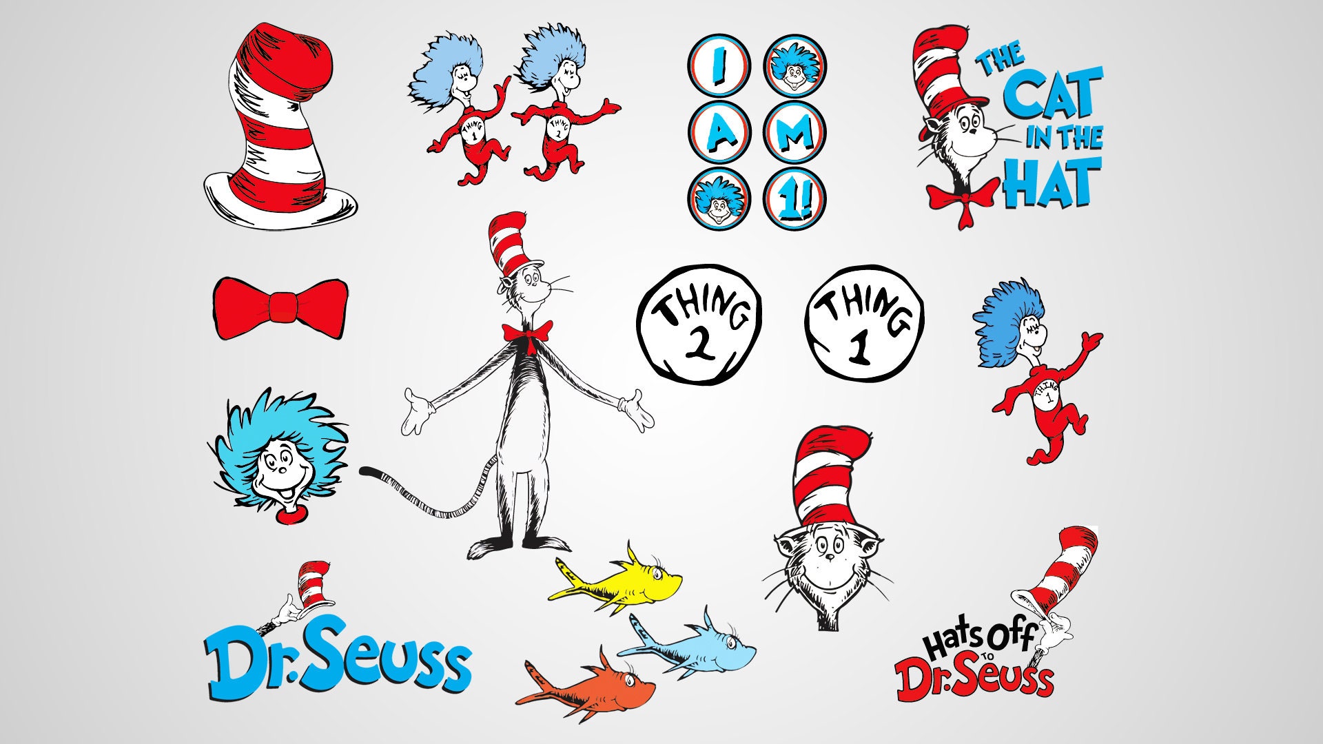Download Dr. Seuss clipart / Dxf / Svg / Png / Eps / cricut explora ...