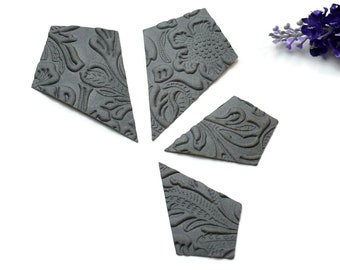 12 Pairs Mixed Colors Diamonds Cut Outs. Diamonds Die Cut 50mm Textured Leather Diamonds 40mm NEW High Diamonds Shape 24 pcs.