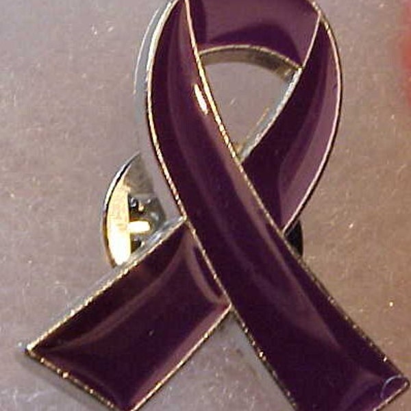 B-200  Special Awareness Domestic Violence Abuse  PURPLE BROOCH Pin  Violence Abuse Trauma Impacts ALL Races, All People, Adults & Childrens