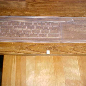 CLEAR TPU Keyboard Cover Skin for Universal Desktop Computer Keyboard. Great For Your Own Personal Use, with Public Work Keyboards Read Info