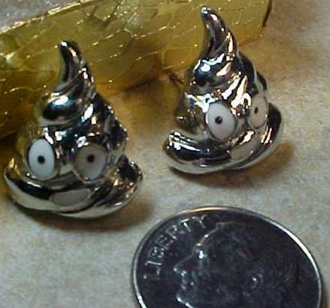 E-242 Unique to Have Trendy Very in Style 925 Silver Plated Cute PILE ...