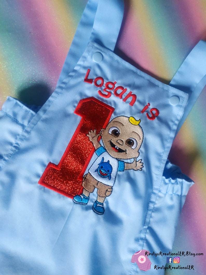 Baby JJ Boy's Birthday Outfit Handmade ideal Etsy