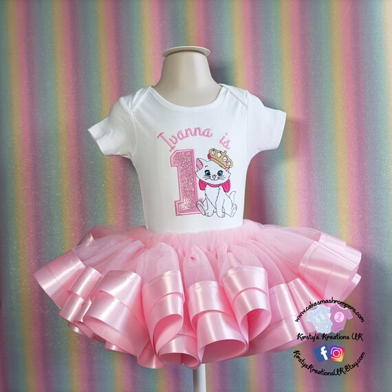 Baby Girl Birthday Tutu Marie Cat Kitten Birthday Outfit