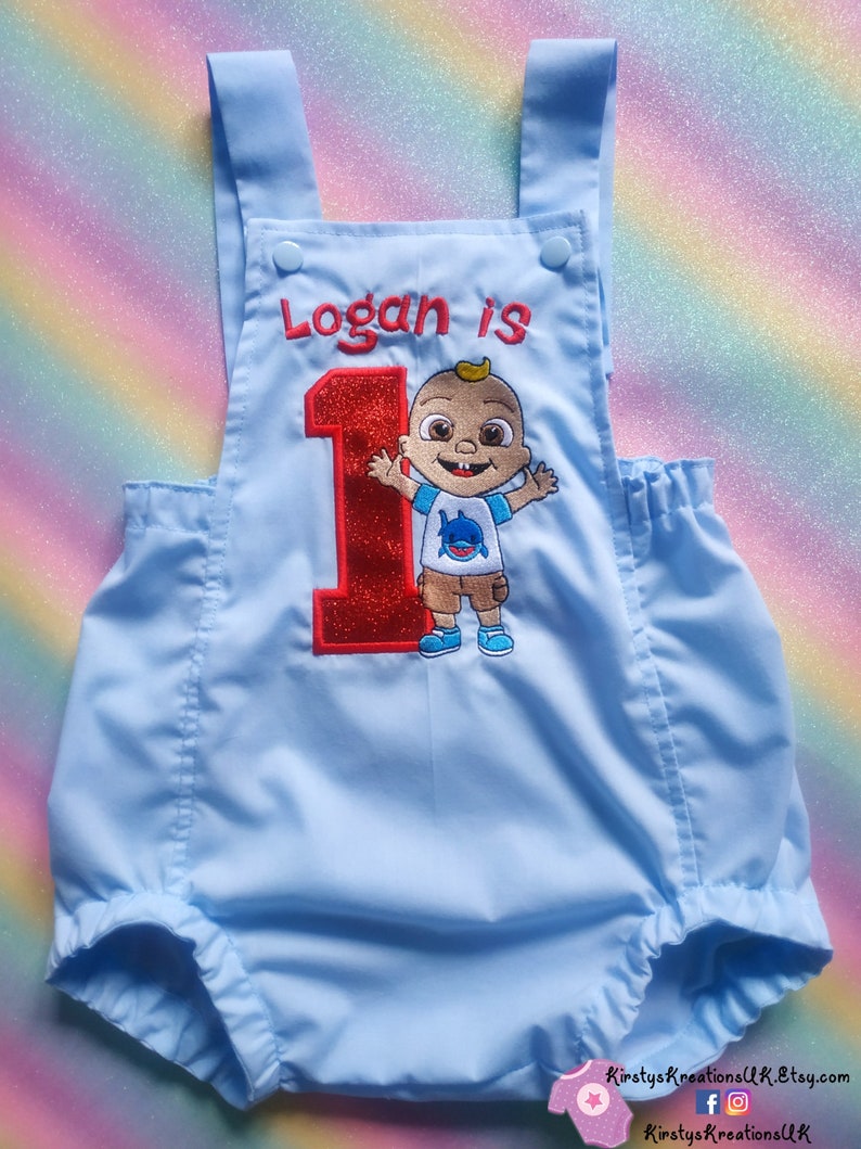 Baby JJ Boy's Birthday Outfit Handmade ideal Etsy