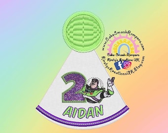 Toy Story 1st Birthday Party Hat - Any Age Birthday Milestone Marker Birthday Hat Photo Prop - Matching Romper and Hat option - 1st 2nd 3rd