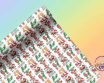 67 SIX SEVEN Christmas 2025 Meme Gift Wrapping Paper
