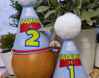 Toy Story Birthday Party Hat: Custom Name & Age, Photo Prop