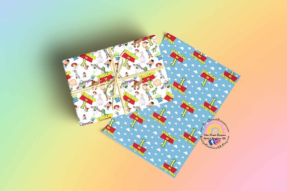 Toy Story Gift Wrap: Personalized Birthday Wrapping Paper