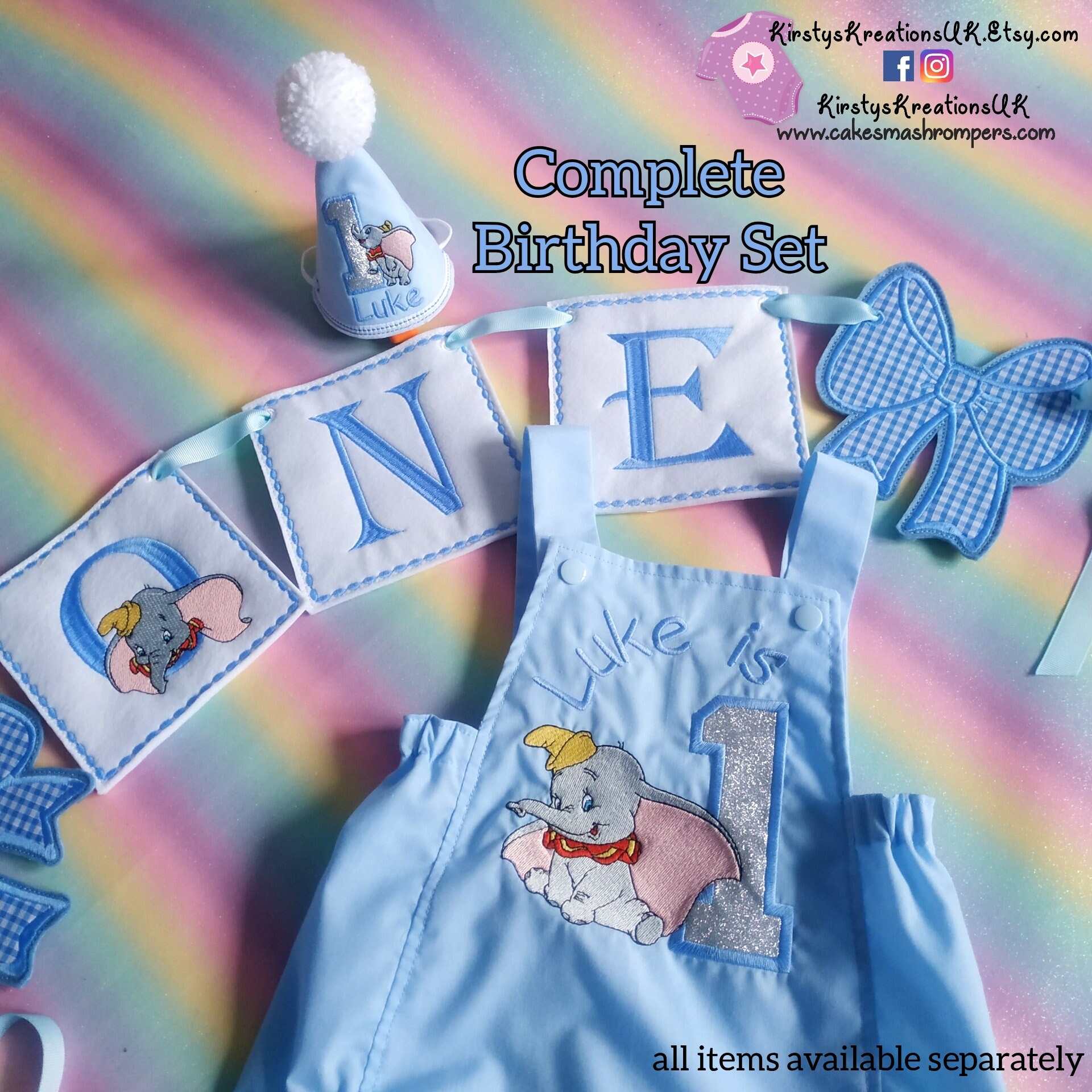 Dumbo cake shop smash outfit