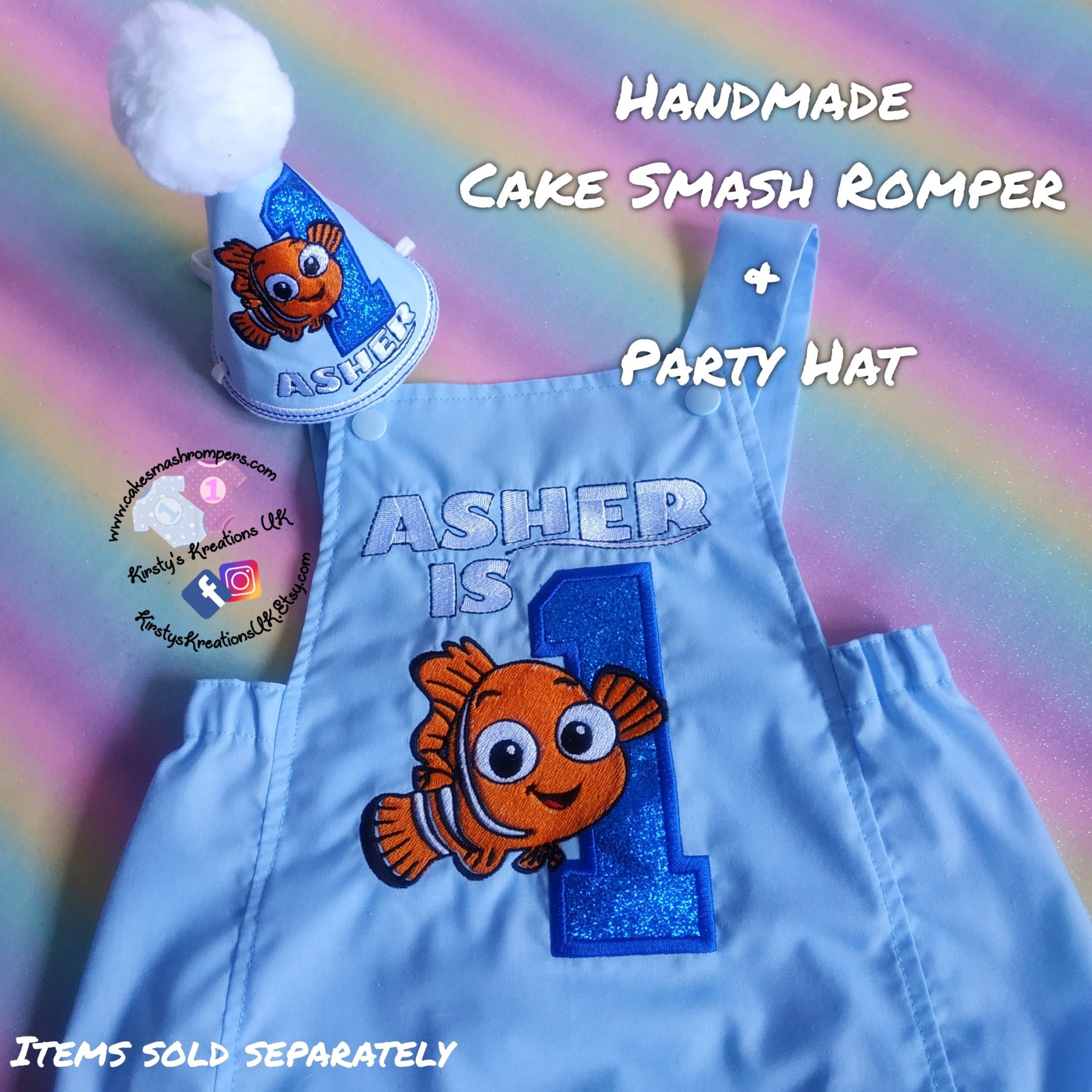 Finding nemo 1st birthday outfit clearance