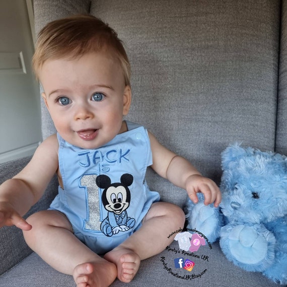 Mickey smash cake outfit 2025