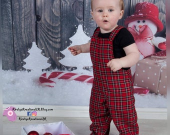 Tartan Overalls - Handmade Mini Royal Stewart Tartan Dungarees Gorgeous Overalls in a range of styles. Age 0-3m - 5 years