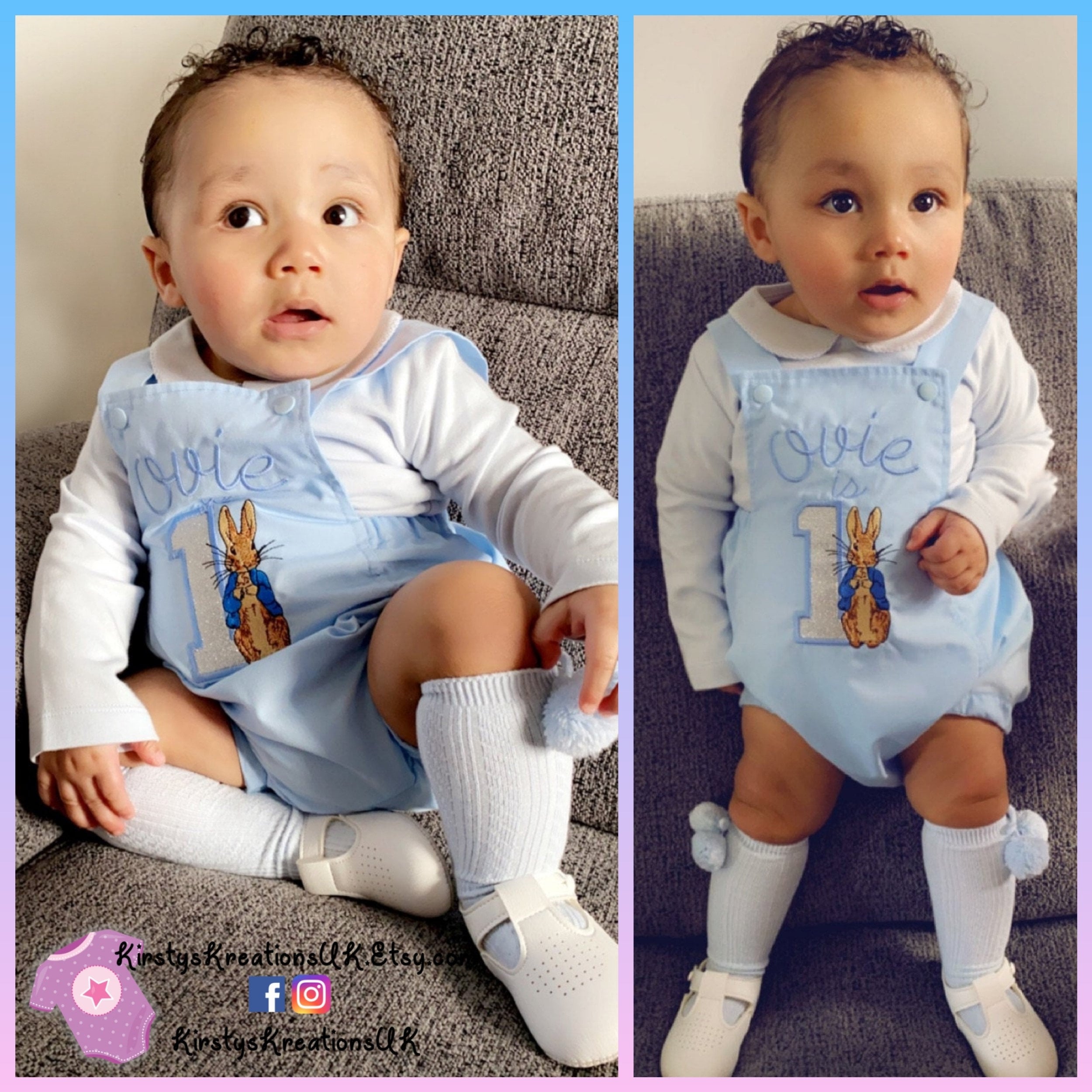 Peter rabbit 1st birthday outfit sales