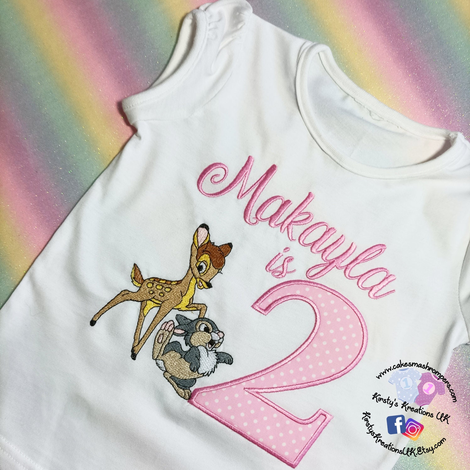Bambi 1st birthday outfit sale
