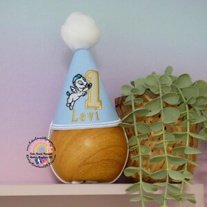 Custom Pegasus Birthday Party Hat: Embroidered Baby Hercules Theme image 18