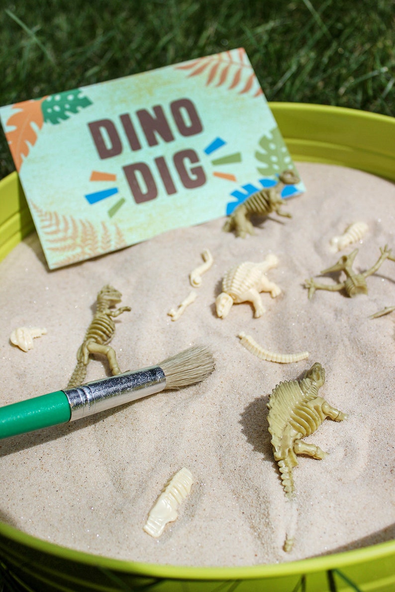 Dinosaur Party In A Box Dinosaur Party Jurasic Party Box Etsy