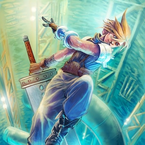 Final Fantasy VII : Cloud Strife Art Print