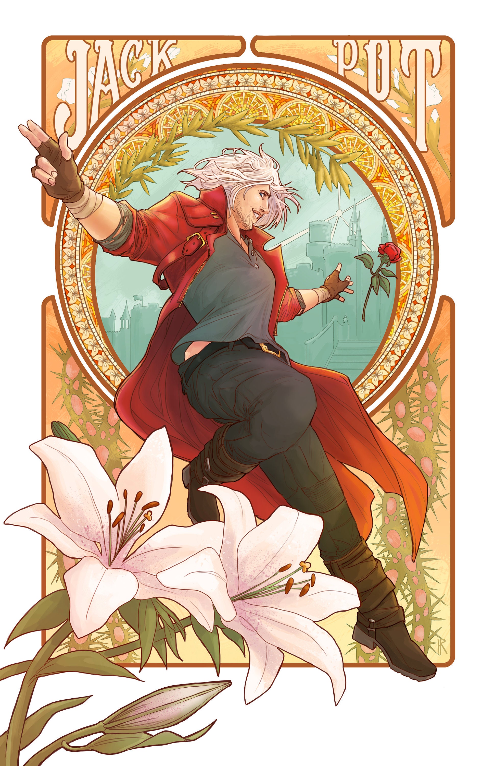 Devil May Cry - Dante and Vergil Greeting Card by Azrael Art