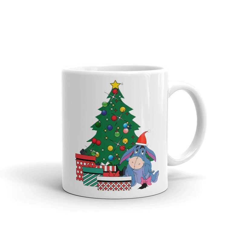I Ah Rund Um Den Weihnachtsbaum Winnie The Pooh Becher Etsy