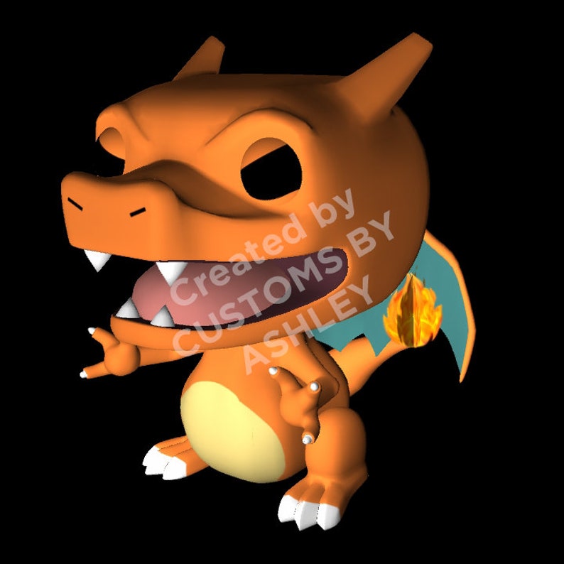 Custom FunkoInspired POP Pokemon Charizard | Etsy