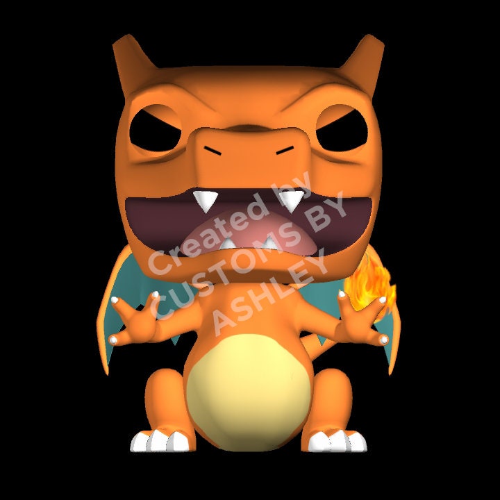 Custom FunkoInspired POP Pokemon Charizard | Etsy