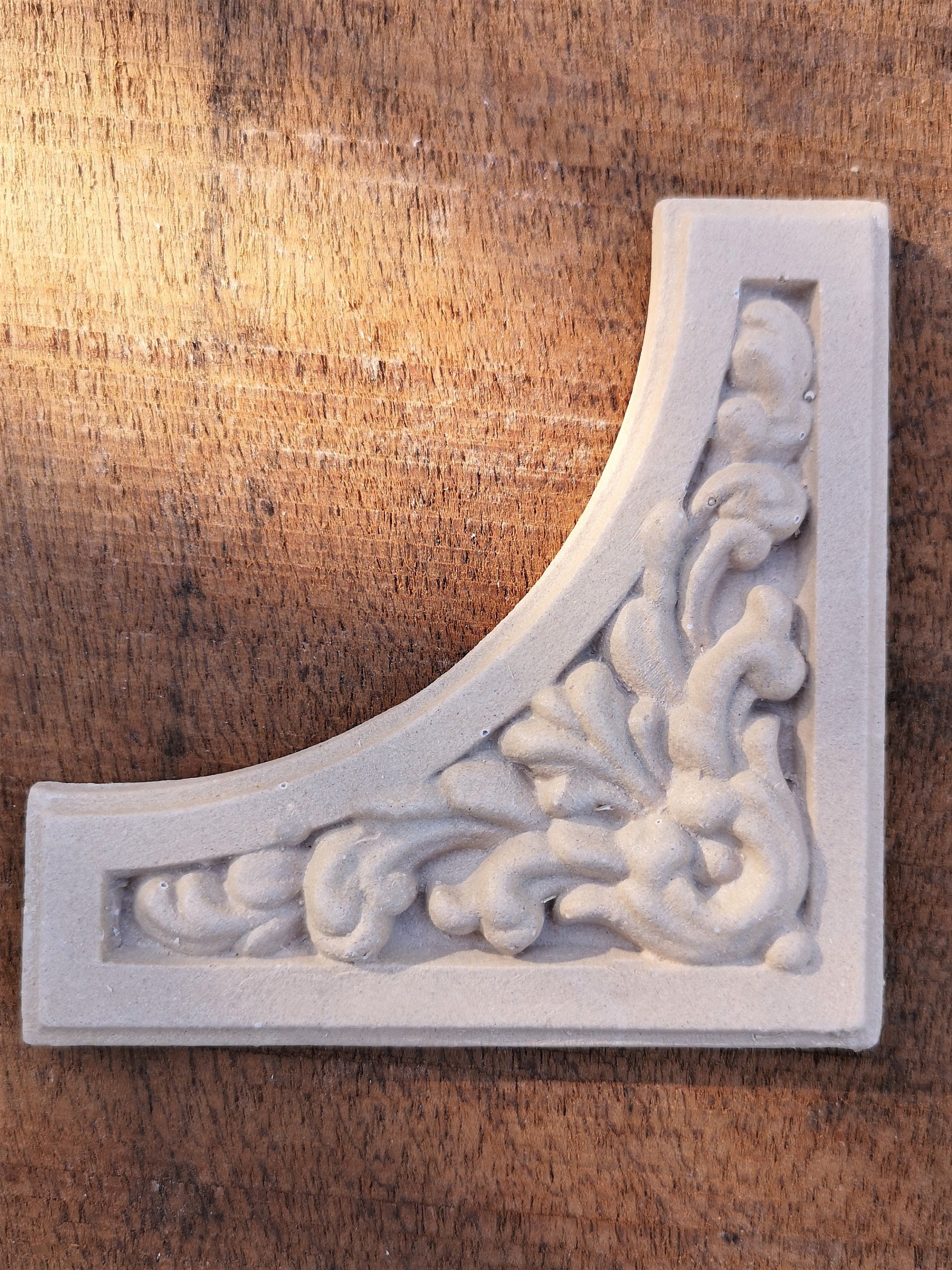 shabby chic furniture makeover woodresin wall molding Angle molding