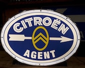 Citroen Agent Dealership Classic Advertising Light Box Wall Sign Garage Automobilia Vintage Car Display