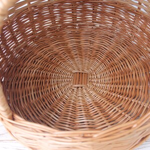 Wicker cat bed Woven cat cave Willow pet house image 8