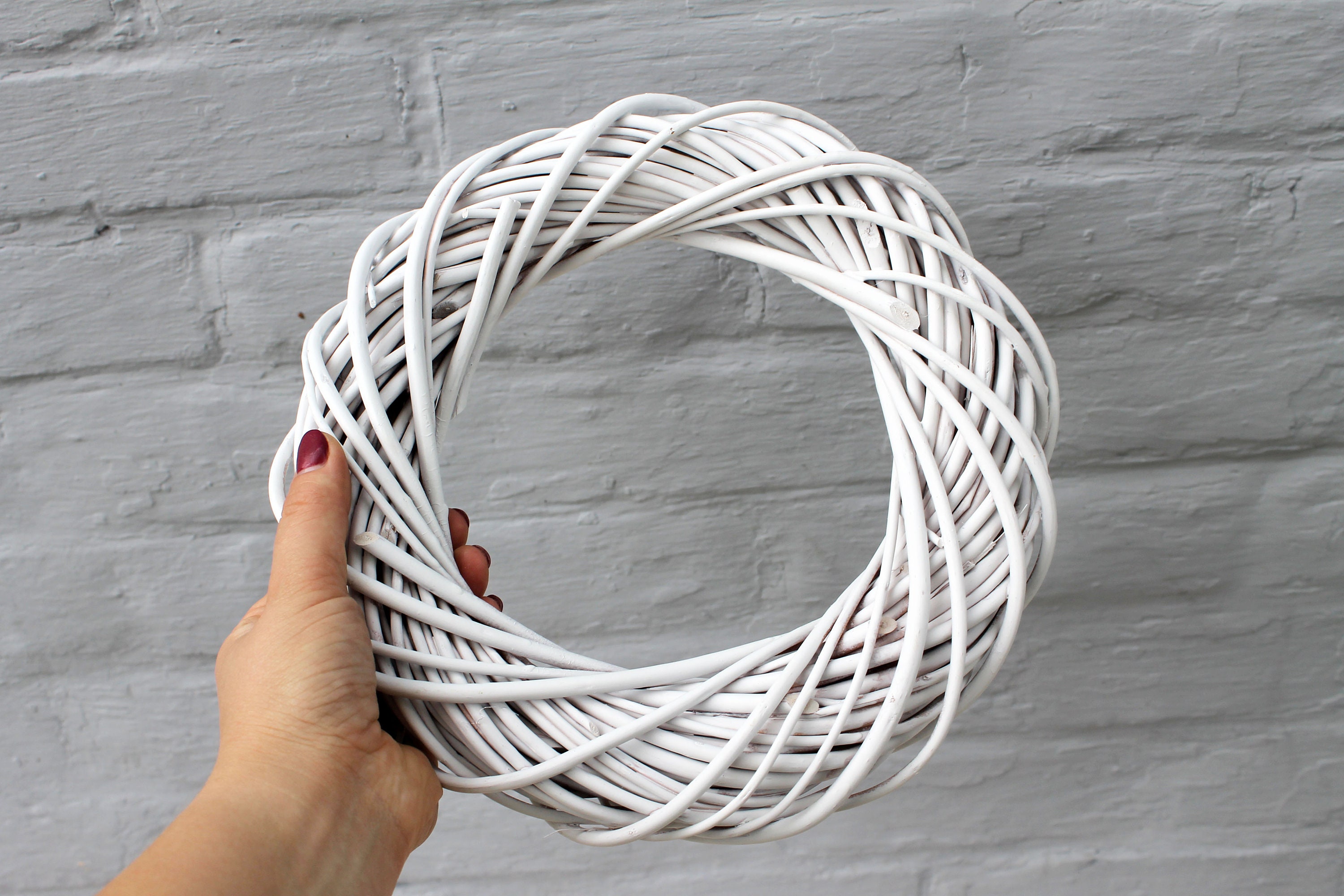 Willow wreath undecorated Etsy