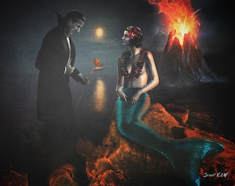 Tropical Gothic: Bela Lugosi Dracula & Mermaid