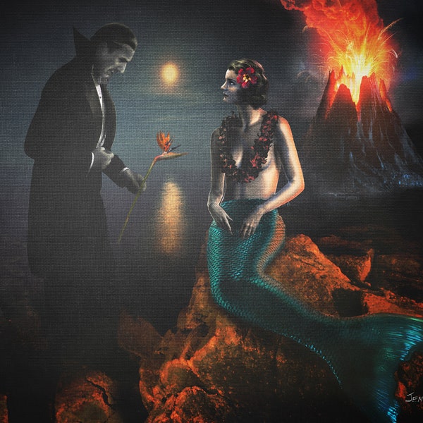 Tropical Gothic: Bela Lugosi Dracula & Mermaid