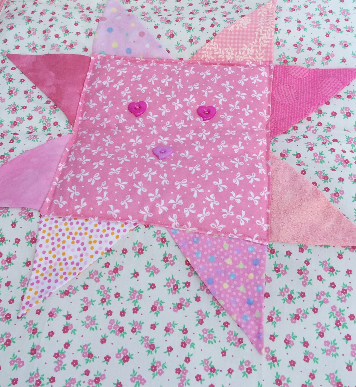 Pink Floral Cotton Baby Girl Sleeping Bag Funny Patchwork Etsy