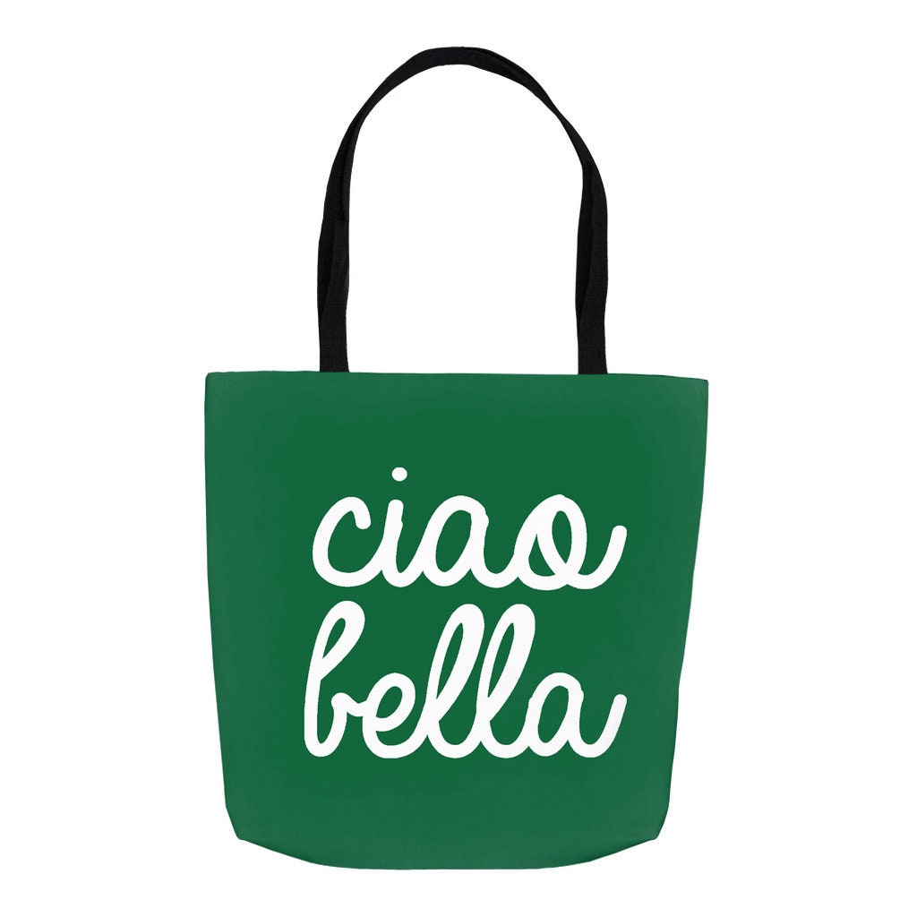 TB4003-Ciao Bella Tote Bag (Red Trim)