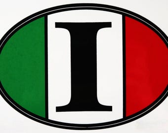 Flag Italy Decal Sticker
