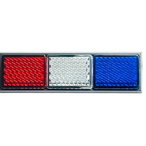 USA Flag Reflector - American Flag Safety Reflector for Car, Bike, Bicycle, & Helmet
