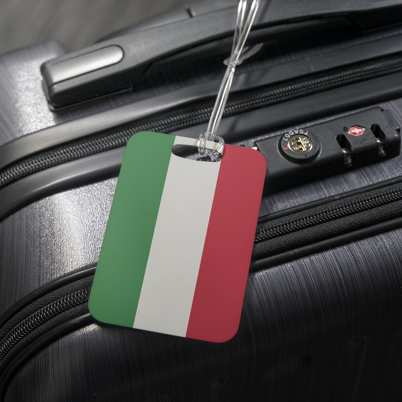 Italy Flag Luggage Tag Etsy