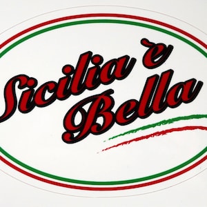 Sicilia e Bella Decal Sticker