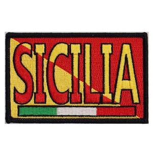Sicilia Iron On Patch
