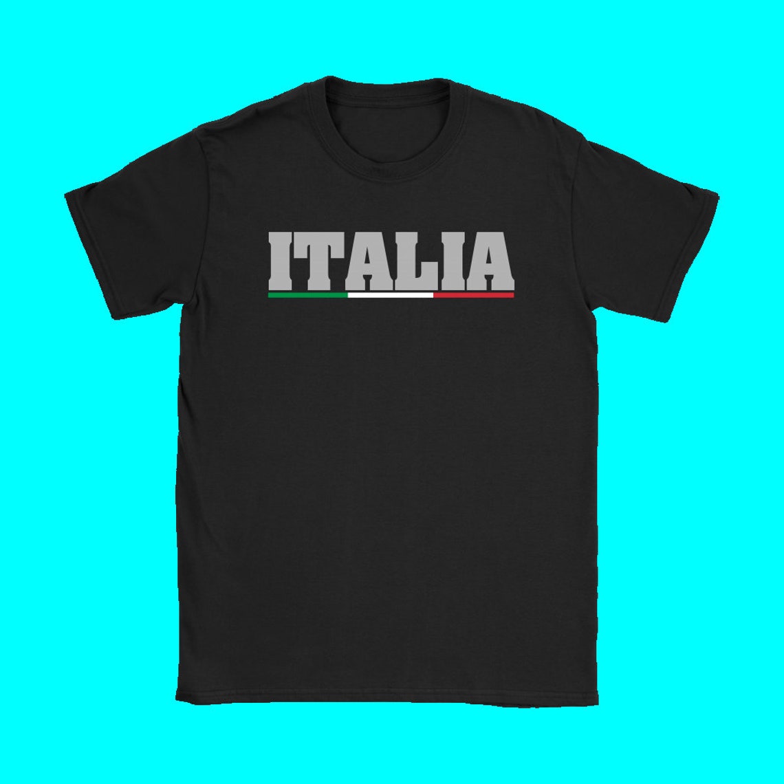Italian Shirts Womens Italy Gildan Tshirt Style With Italia Etsy