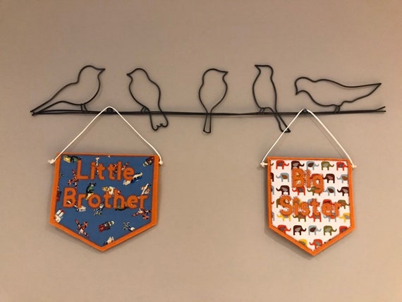 Hanging Banner Brother Sister Etsy