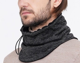 Fleece neckwarmer Winter snood Warm fleece snood Neck warmer