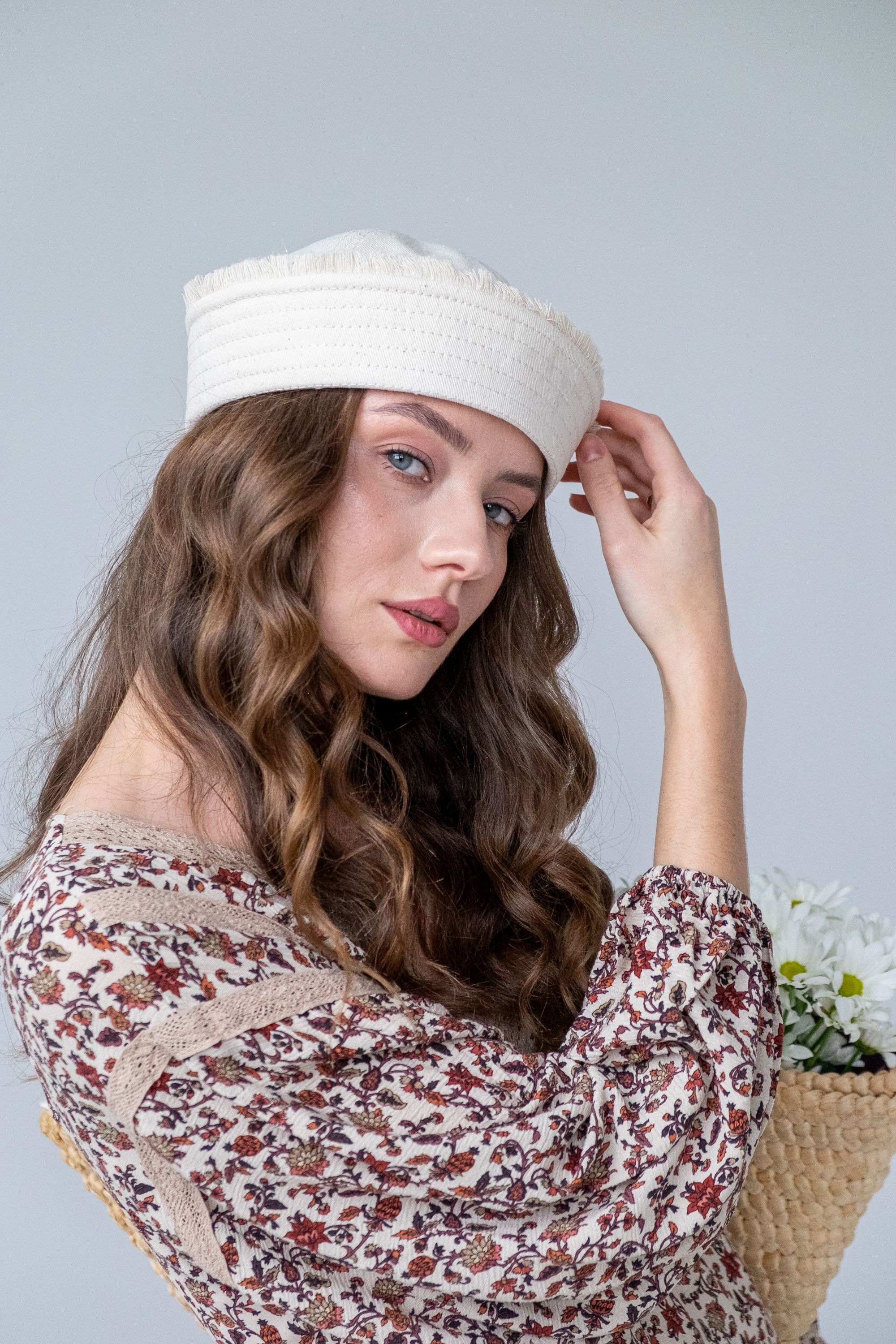 1000s THOUSANDS MELLOW DENIM SAILOR HAT [BLACK WASH] - Fresh
