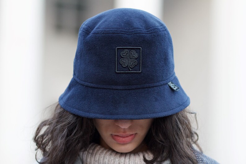 Fleece Bucket Hat Winter Bucket Hat Warm Panama Womens Winter Etsy